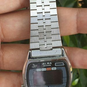 Vintage Rare 1980s Seiko Alba Game Y765-5000 Japan Digital