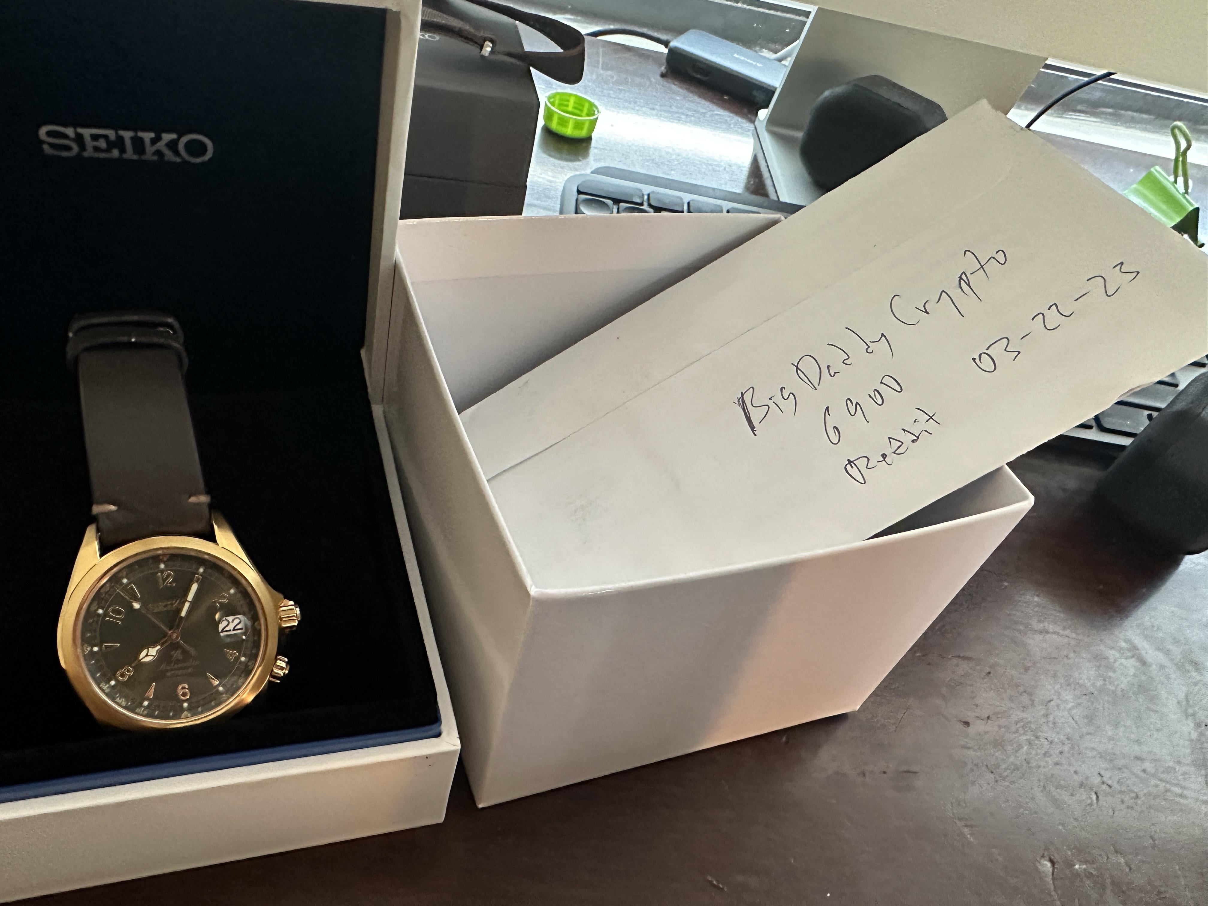 WTS] Gold Seiko Alpinist SPB210 - $545 OBO | WatchCharts Marketplace