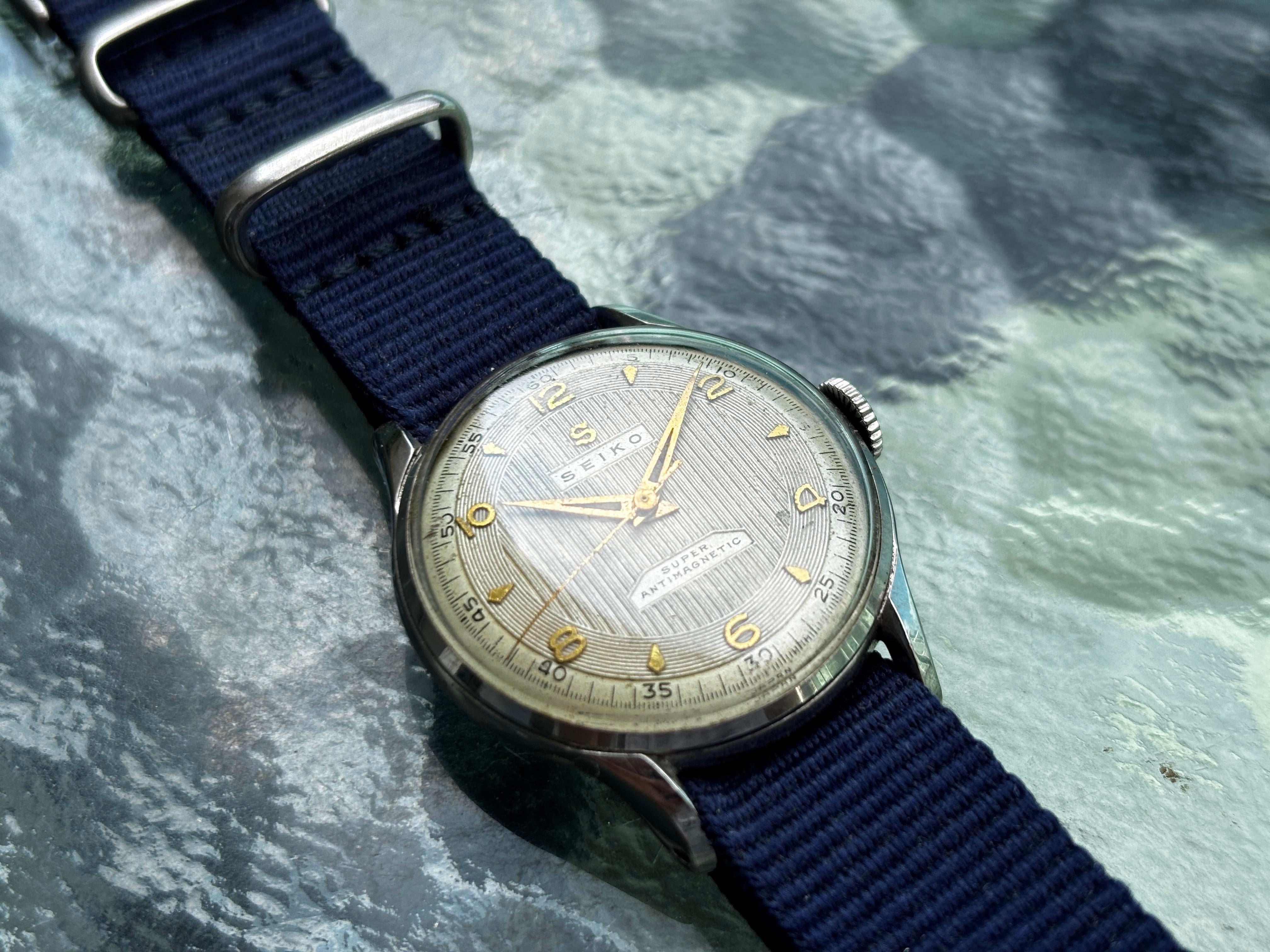 WTS] 1950s Seiko Super Antimagnetic (Ref. 13025) - Rare 