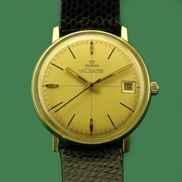 Vintage 60s Jaeger Le Coultre Men's Dress Watch Original Dial ...