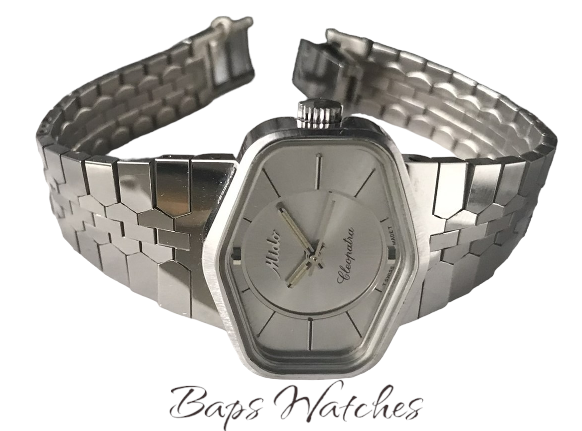 Mido Cleopatra Hand-Winding Silver Tone Stainless Steel Lady's Watch  VINTAGE | WatchCharts Marketplace
