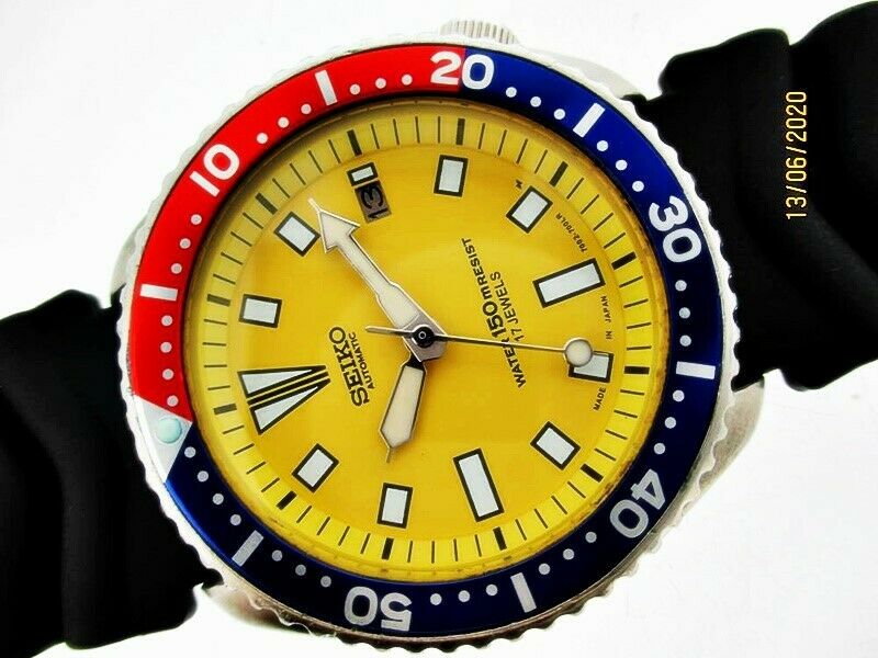 Seiko 7002 2024 yellow dial