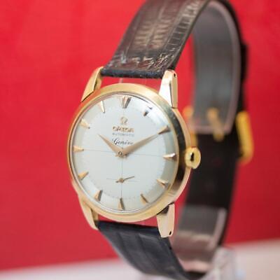 時計　omega GENEVE automatic 1958's OMEGA GENEVE CAL. 491 18K SOLID YELLOW GOLD AUTOMATIC MEN'S