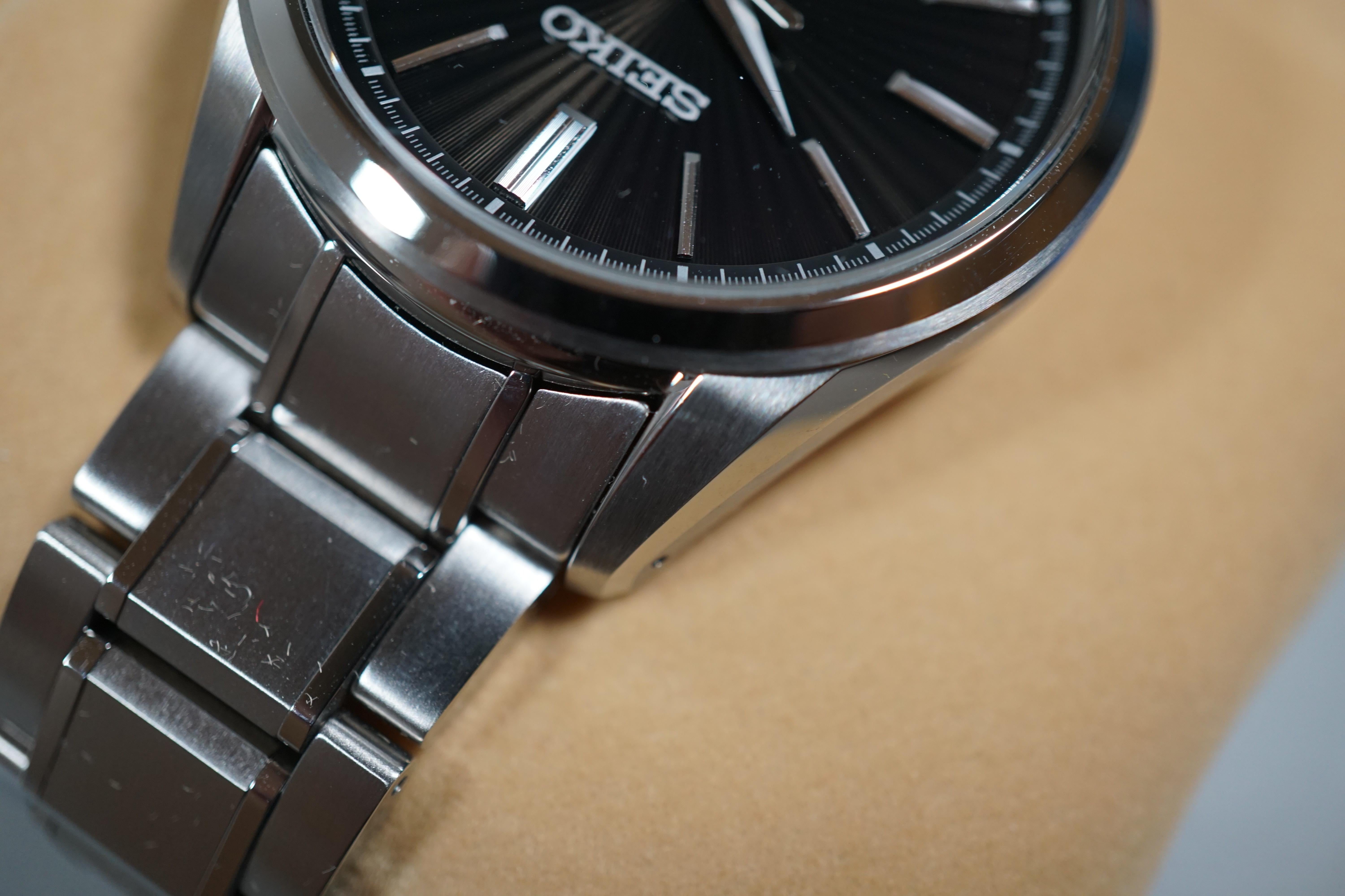 WTS] Seiko Brightz SDGM003 6R15 Black Dial Grand Cocktail Automatic - $795  | WatchCharts