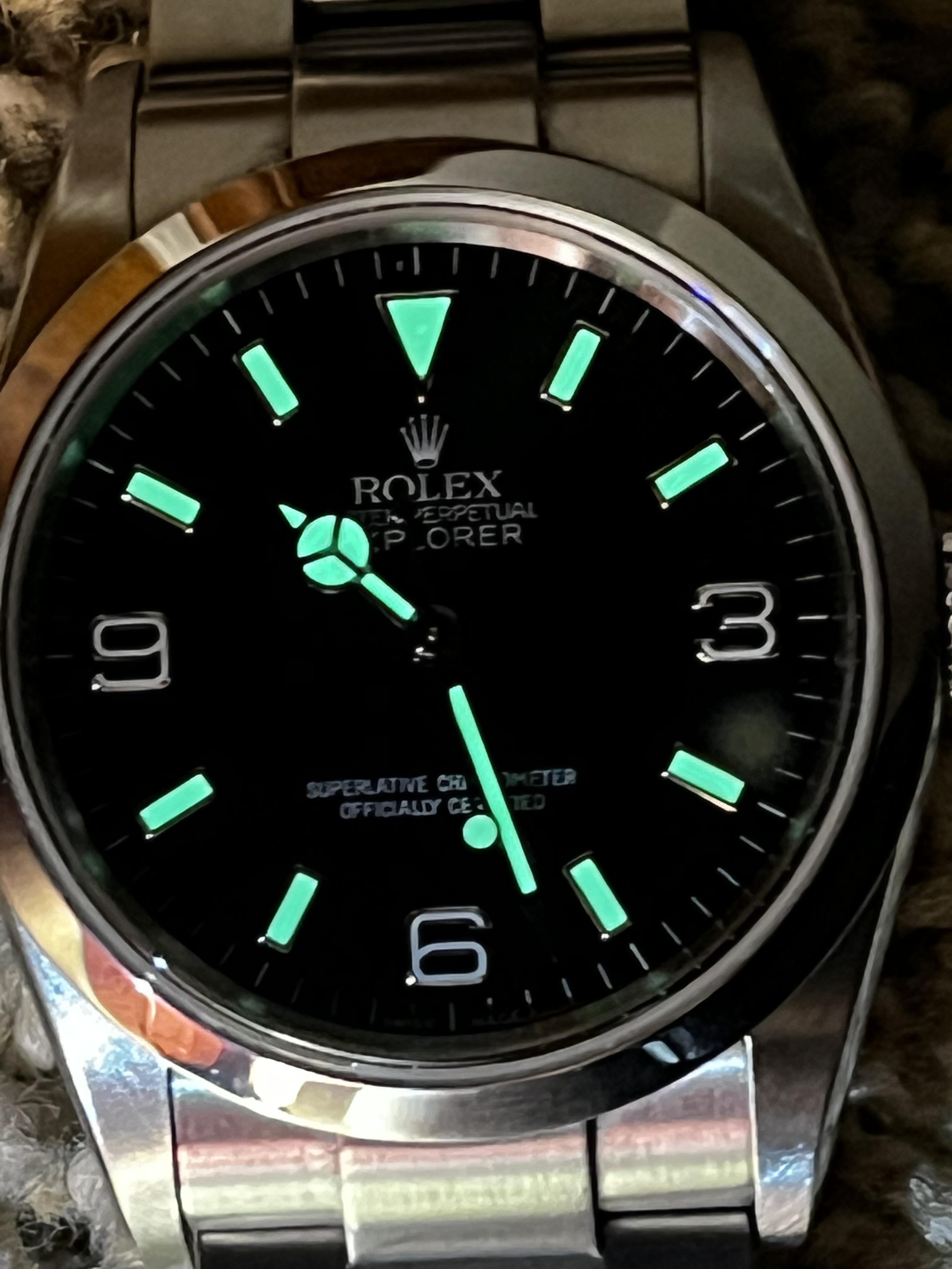 Rolex 114270 online lume