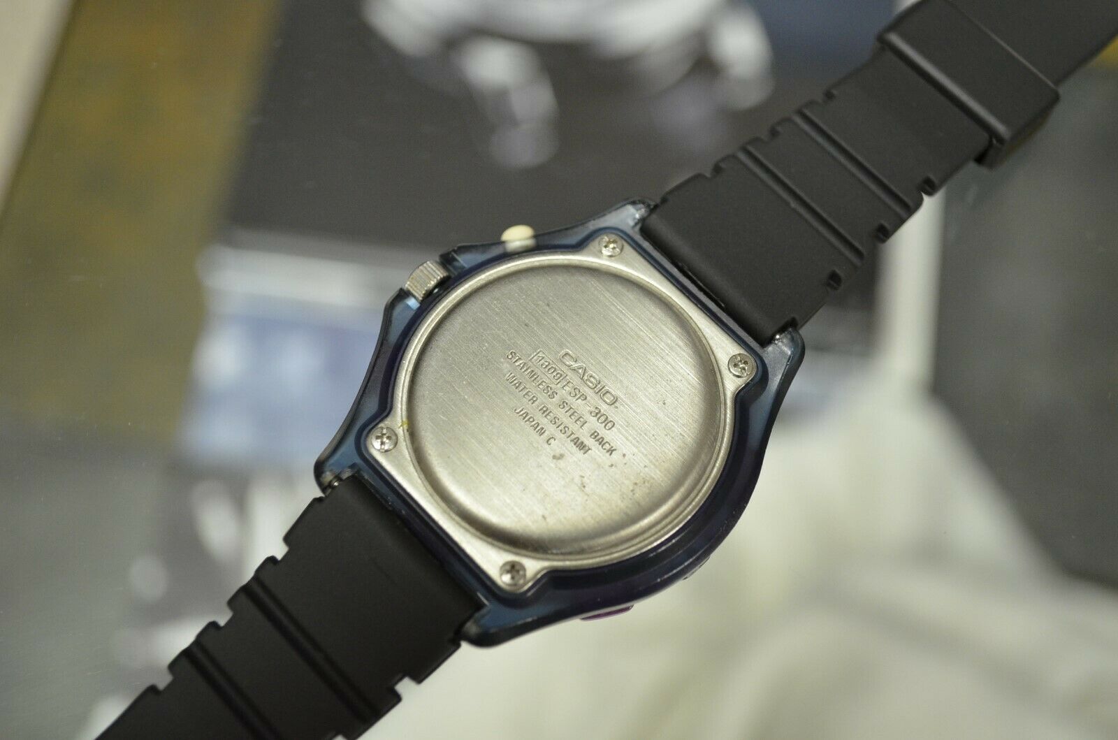 CASIO ESP-300 ILLUMINATOR MARLIN DIVE WATCH 100M TRANSLUCENT JDM 