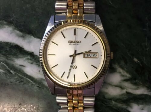 vintage Seiko Quartz president presidential two-tone gold-silver men's  watch | WatchCharts