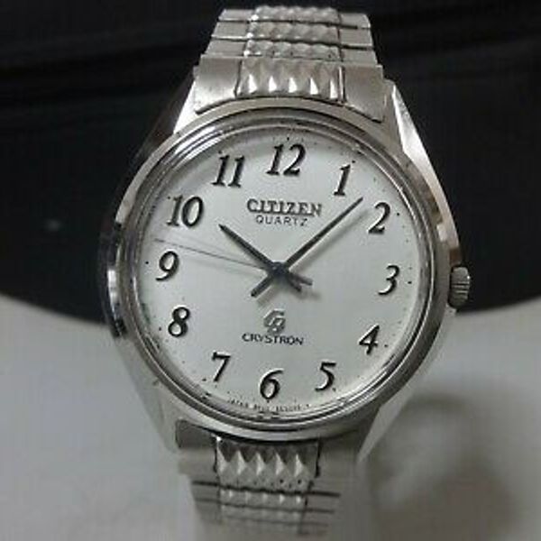 Vintage 1975 CITIZEN Quartz watch [CRYSTRON] Cal.8640A new battery