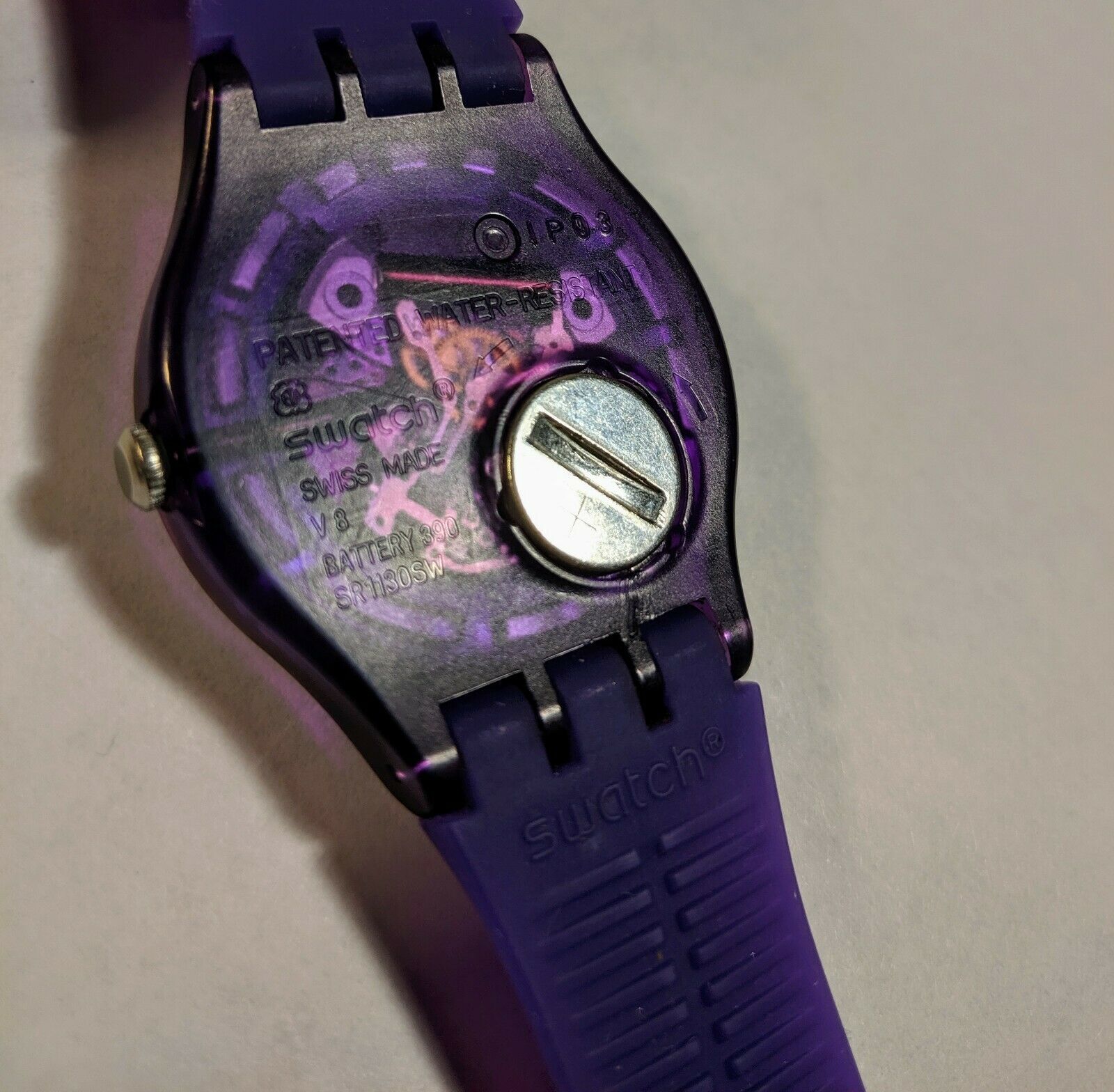 Swatch Watch - SUOV100 - PURPLE LACQUERED ❌SOLD OUT❌  main image 4
