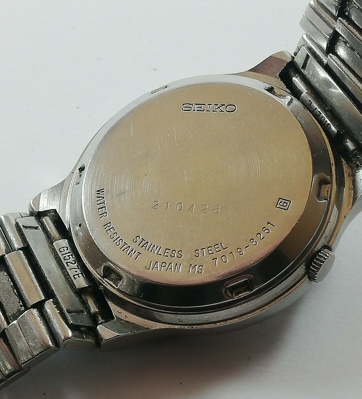 Vintage SEIKO 5 7019-8261 Automatic 21 Jewels Japan Watch Runs