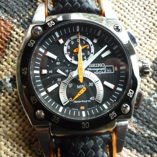 SEIKO SPORTURA 7T82-0AA0 SOLD FOR SPARES OR REPAIR CHRONO NOT WORKING... |  WatchCharts