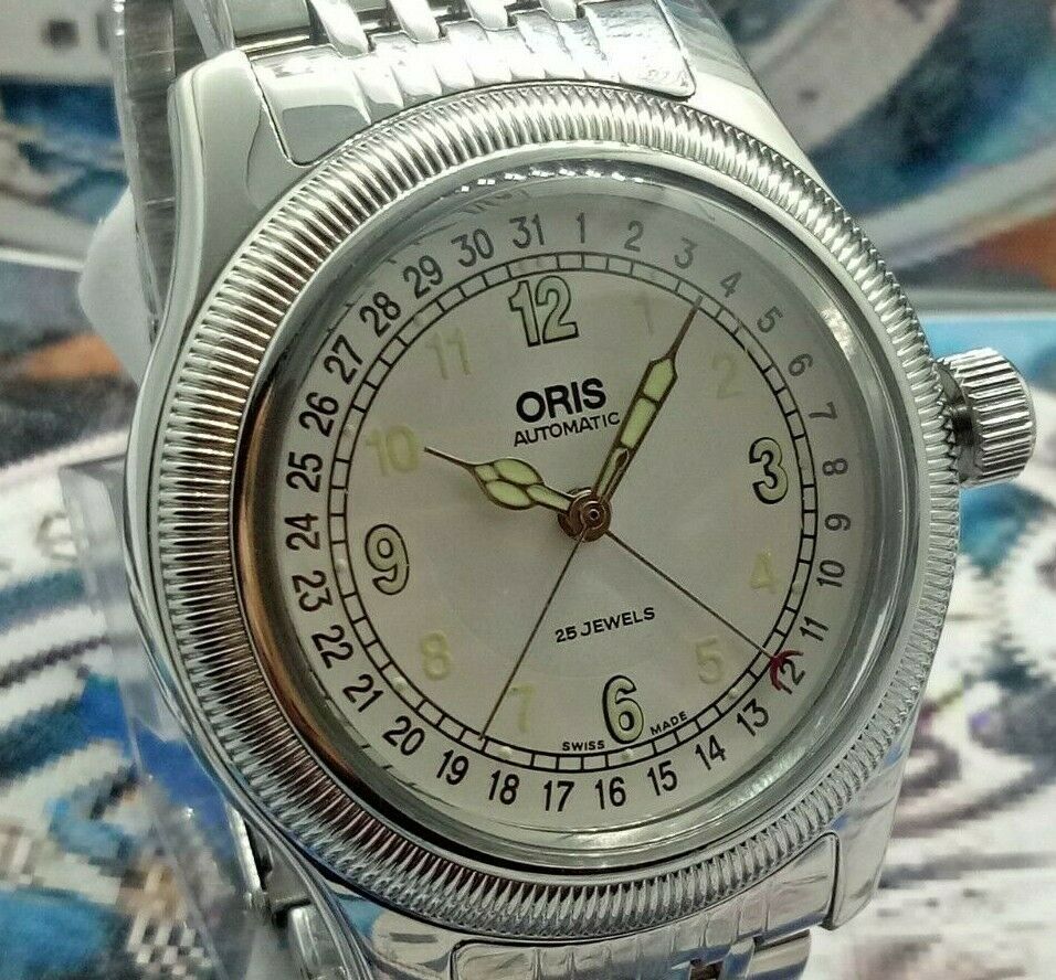 Oris Automatic 25 jewels 7503 Pointer Date Swiss Made Men s Watch