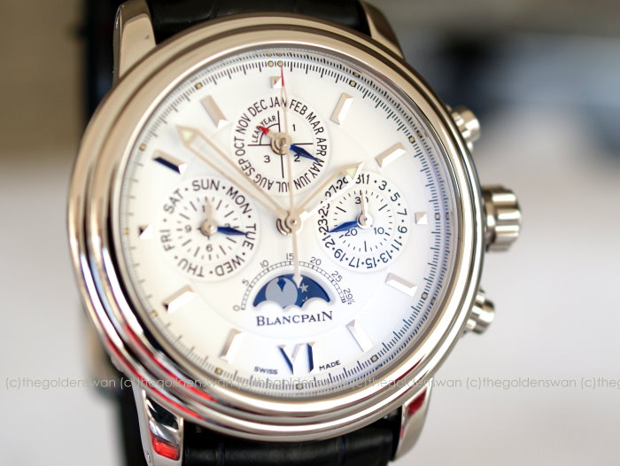 FSOT Blancpain Perpetual Calendar Chronograph in Stainless Steel