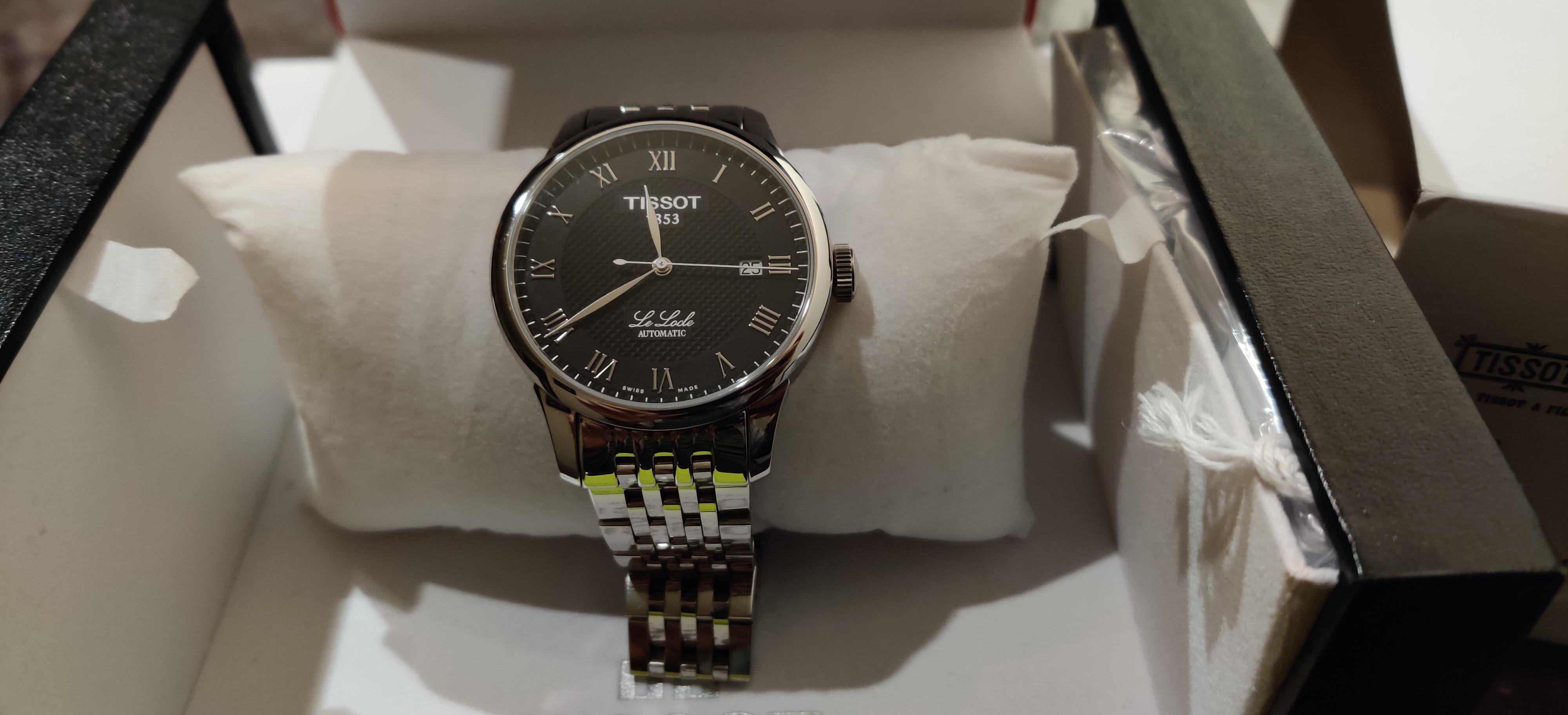 WTS BNIB Tissot Le Locle Black Dial Full kit ETA 2824 version