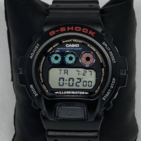 Casio G Shock Dw6900 1v Mens Black Resin Band Digital Dial Quartz Watch Of71 Watchcharts 7403