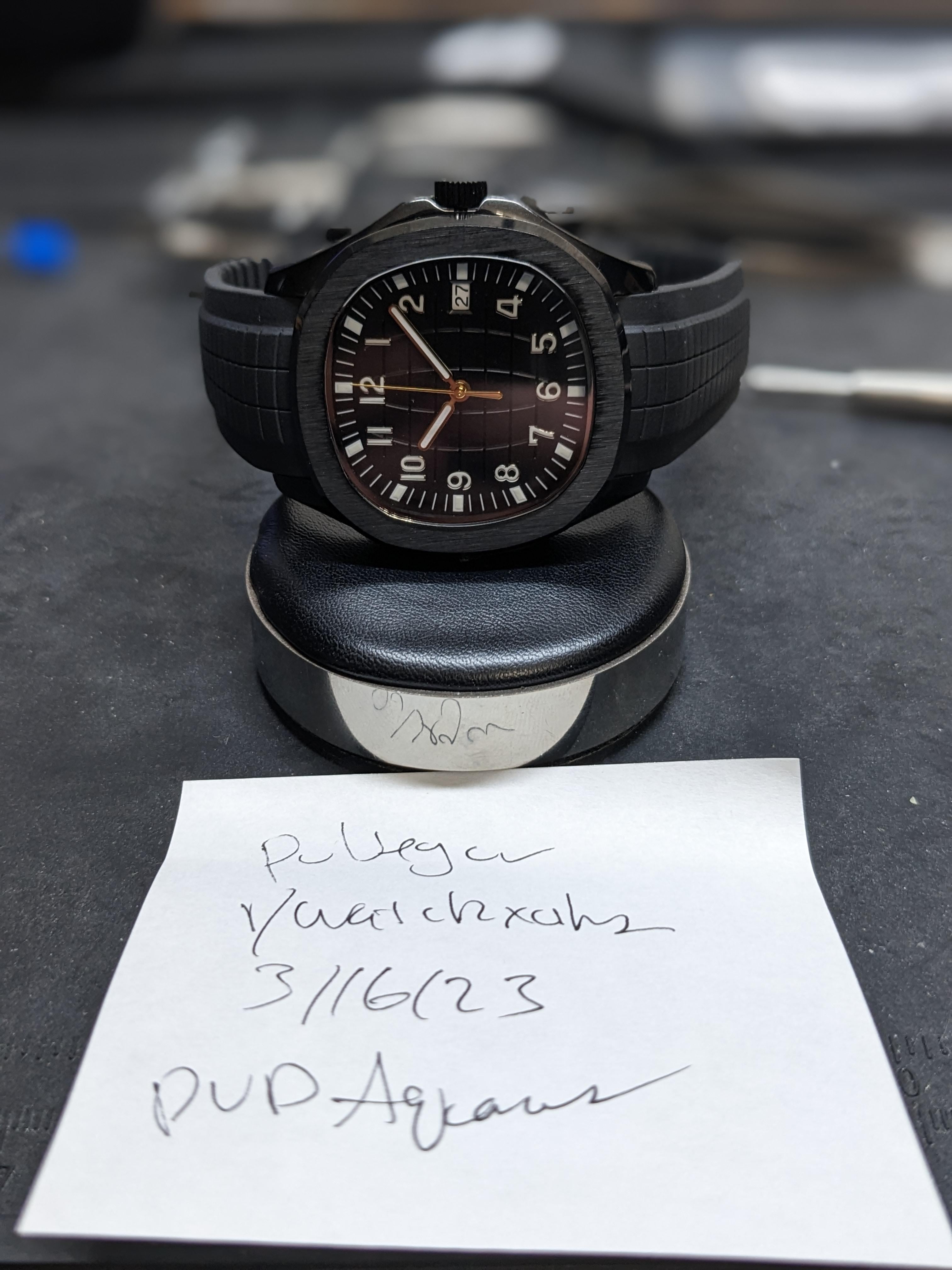 [WTS] Custom Seikonaut Mod: PVD Black - Seiko NH35 Auto