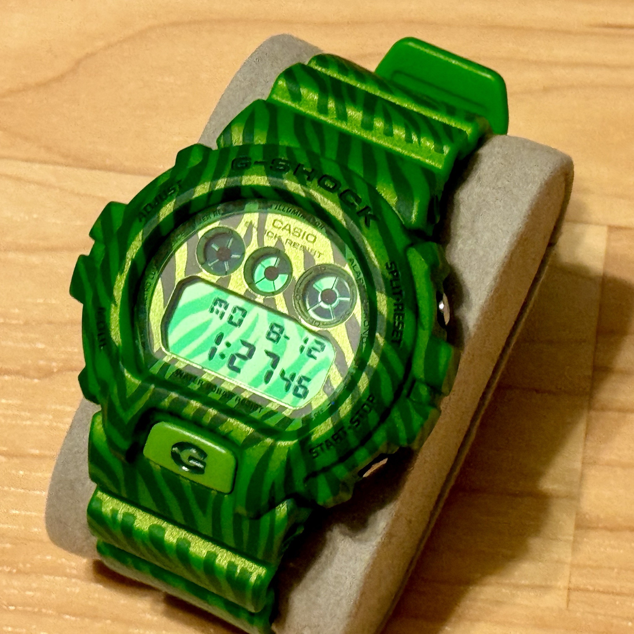 WTS] Casio G-Shock DW-6900ZB-3 Green Zebra Striped Camouflage