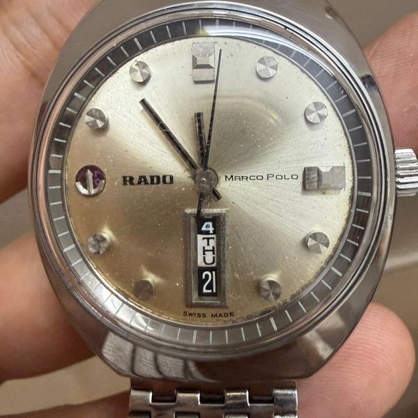 [WTS] Rado Marco Polo Day Date Automatic Stainless Steel Mens Watch ...