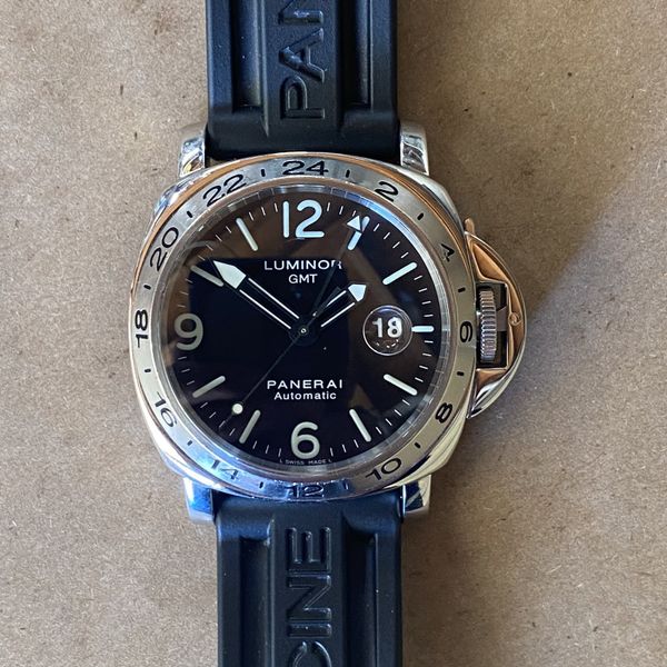 [$3,600 USD] FS PANERAI PAM 23 B GMT WITH ROLEX STYLE ENGRAVED NUMBERED ...