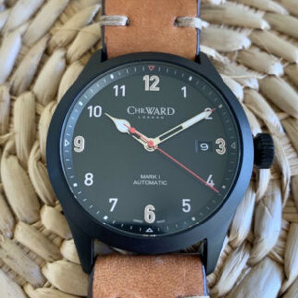 Christopher Ward C8 MK 1 Flyer 38mm Automatic Rare | WatchCharts ...