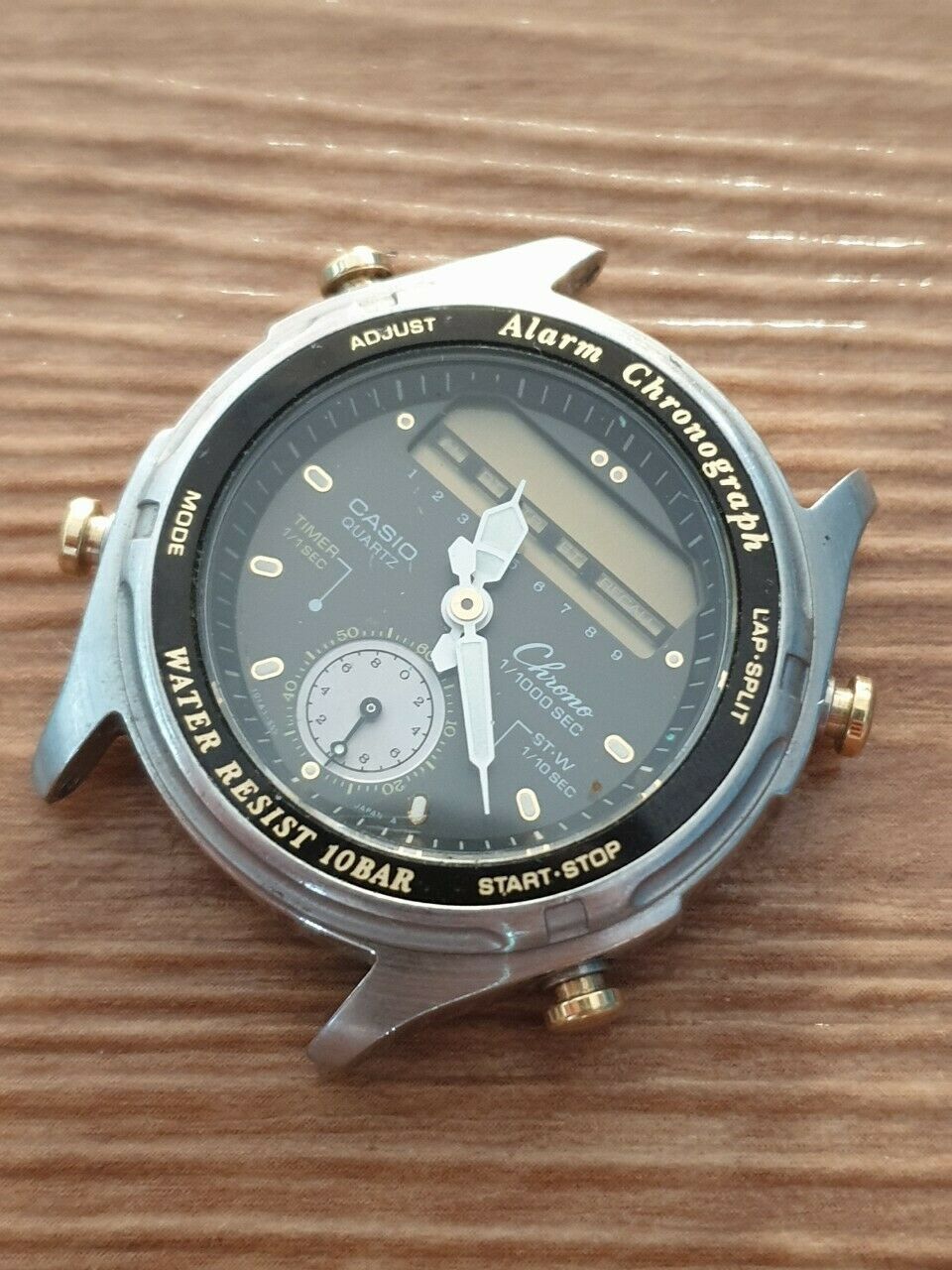 【ジャンク品】CASIO カシオ　腕時計　AW-600 Yahoo!オークション - カシオ AW-600ジャンク/CASIO ビンテージ クロノ