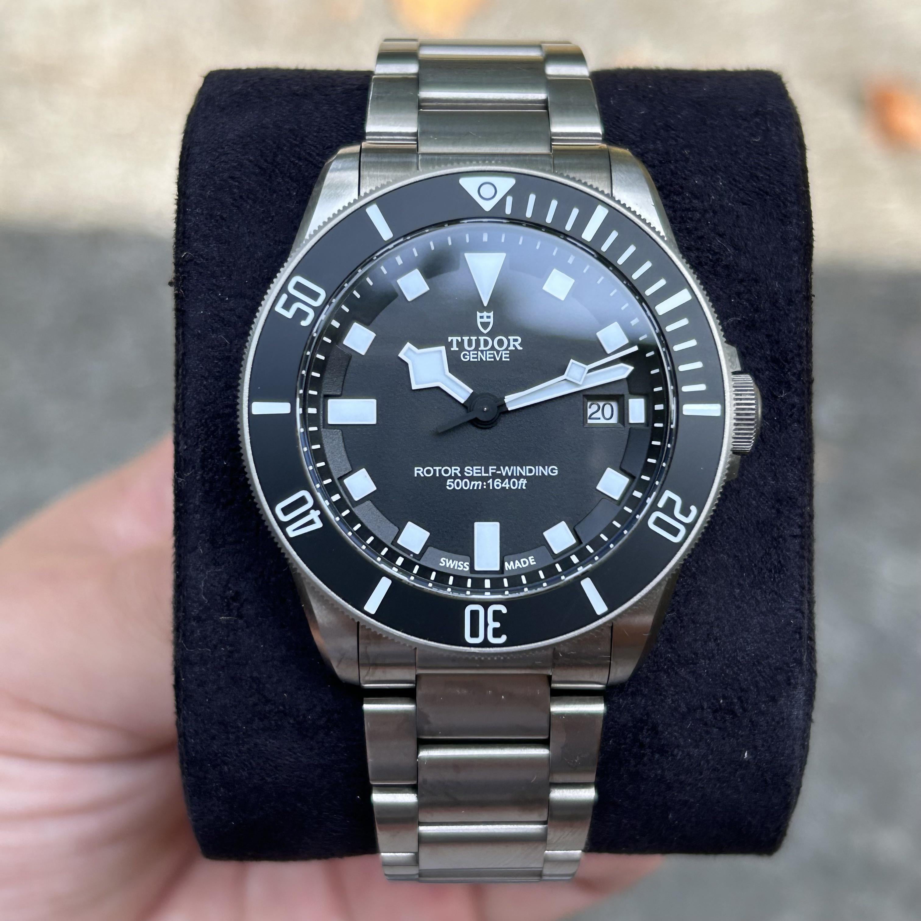 WTS Tudor Pelagos Black Two Liner 25500TN Box Papers WatchCharts