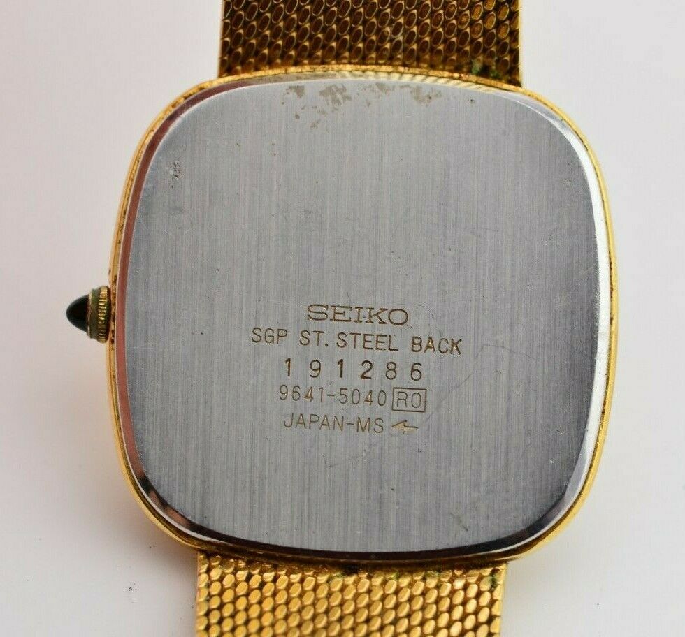 セイコー腕時計 高級 金時計Dolce 9641-5040-