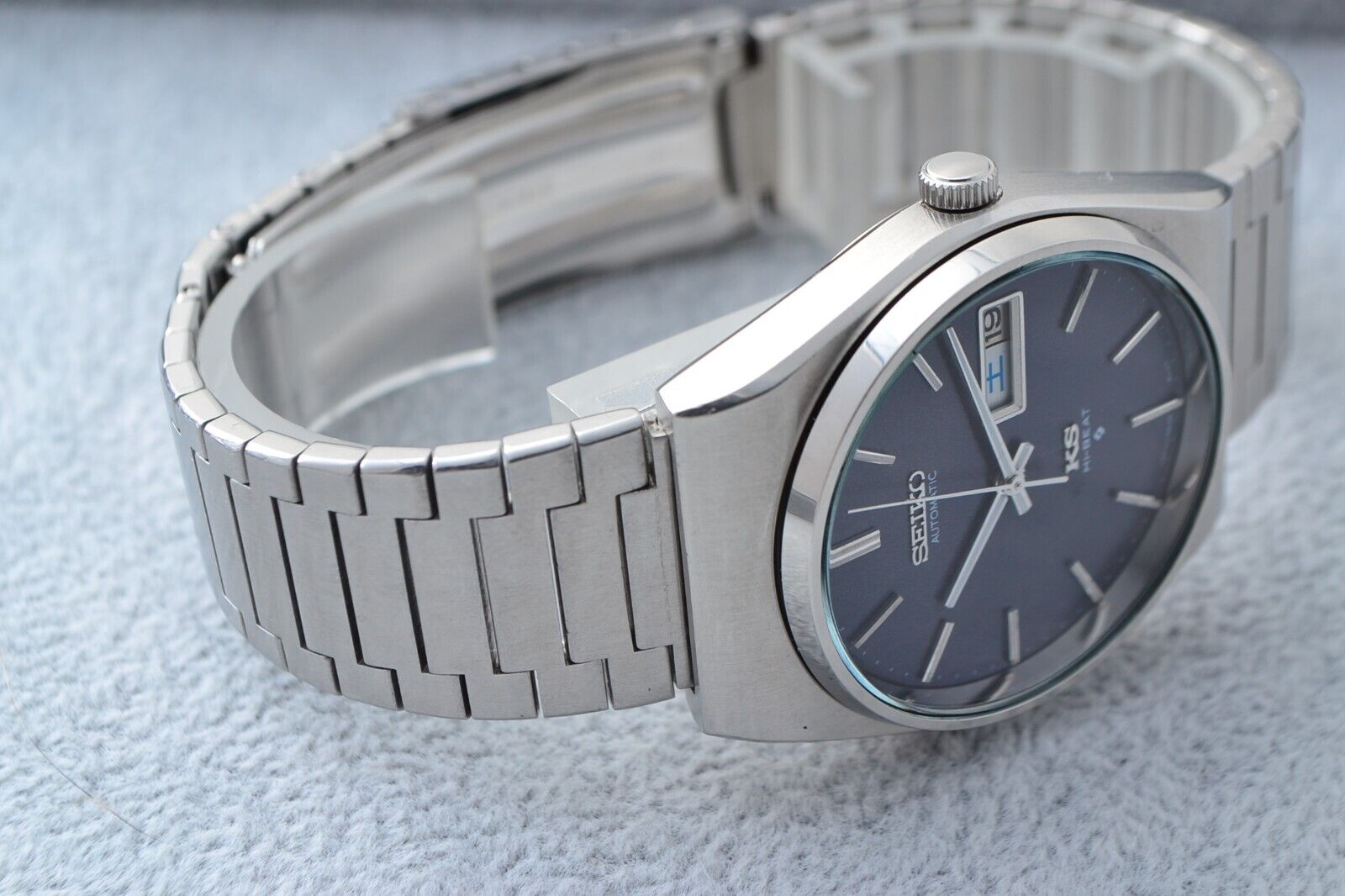 King Seiko Hi Beat 5626-8011 Japan blue with Genuine