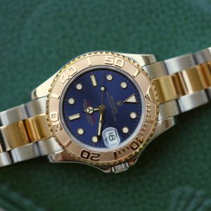Rolex Yacht - Master Midsize 2-Tone Watch 168623 Blue Dial