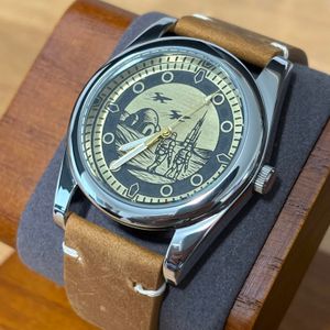 Montre-Bracelet Vintage Suisse Bentima - Cadran Étoile - Or - Swiss Made - Occasion