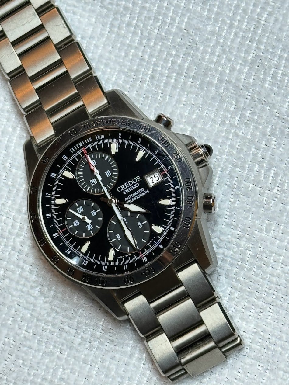 Credor chronograph best sale