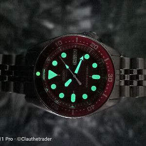 399/ 美品 7S26-0030 セイコー SKX013 レッド ダイバー STUNNING RED MOD SEIKO DIVER 7S26-0030 SKX013 AUTOMATIC
