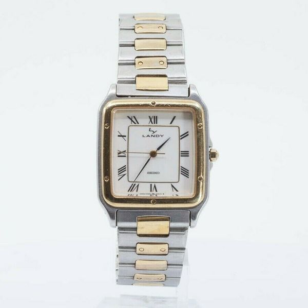 VINTAGE SEIKO LANDY 5P31-5200 MENS WATCH NEW BATTERY JAPAN