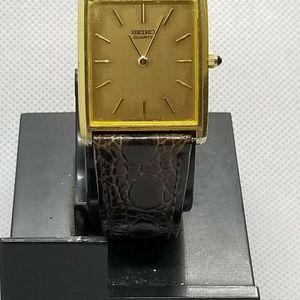 Vintage SEIKO Quartz 6020-5059 8 Jewels Gold Tone Dress Watch RUNNING |  WatchCharts