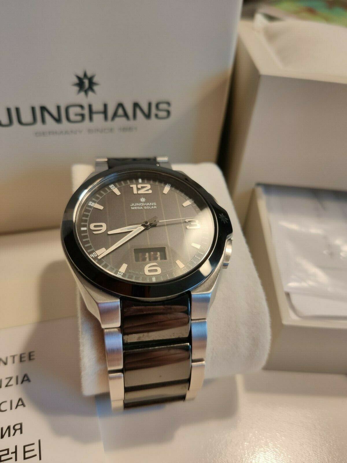 JUNGHANS SPEKTRUM MEGA SOLAR 018 1120.44 Sehr guter Zustand