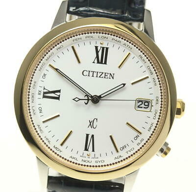 CITIZEN XC Happy Flight CB1108-55A Date Solar Powered Radio Ladies