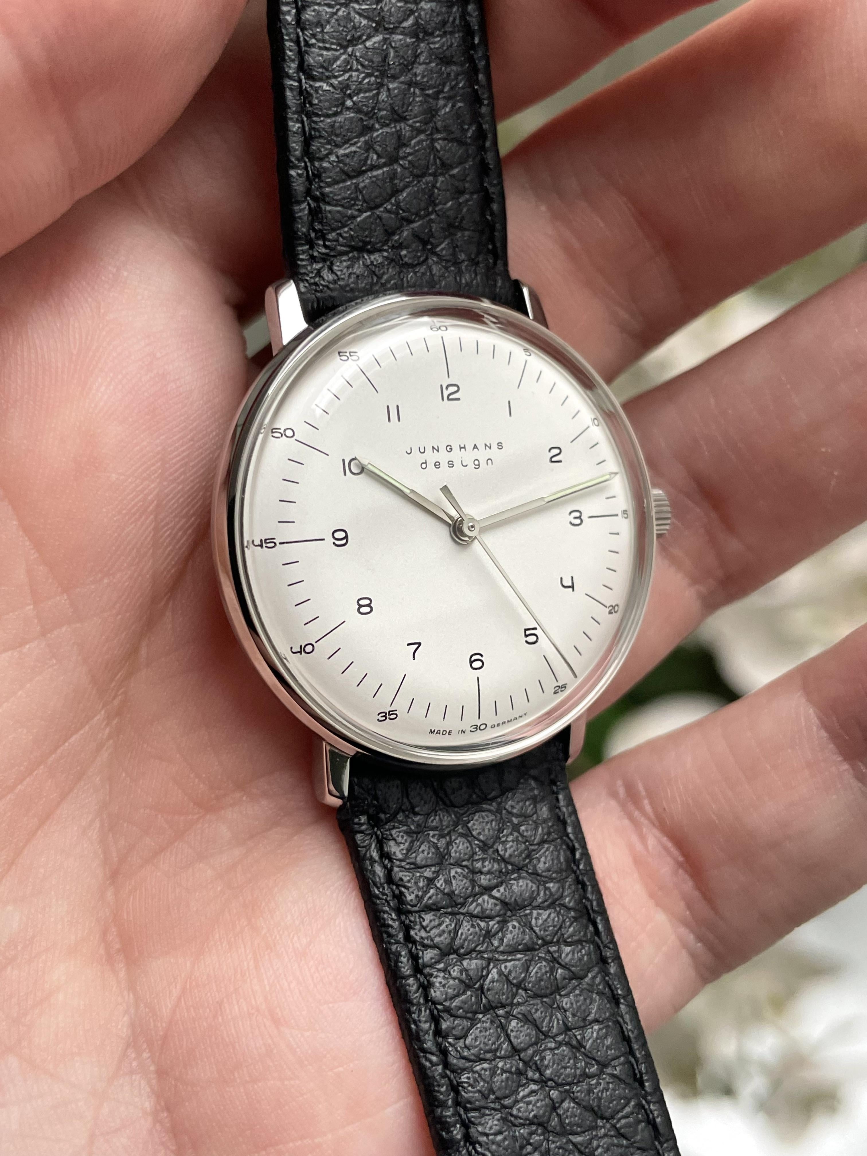 Junghans max bill 34mm manual sale