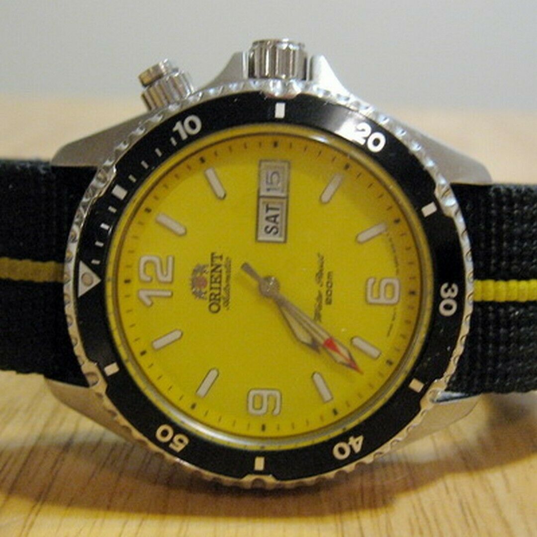 Orient Yellow Mako 'Bumble Bee' Limited Edition Men's Automatic