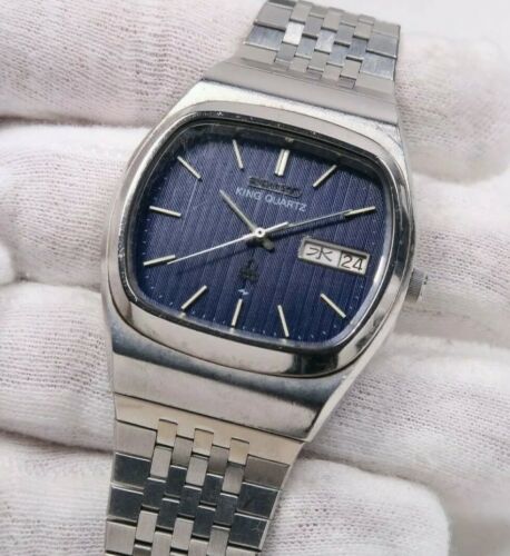 SEIKO 5856-5010 king quartz watch | WatchCharts Marketplace