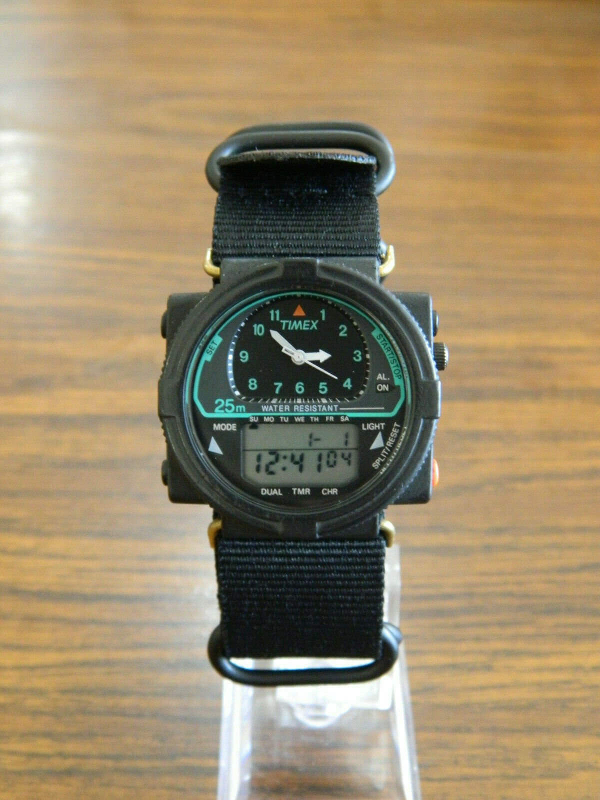 VINTAGE TIMEX 708 ZULU TIME ANALOG DIGITAL MENS WATCH NEW 