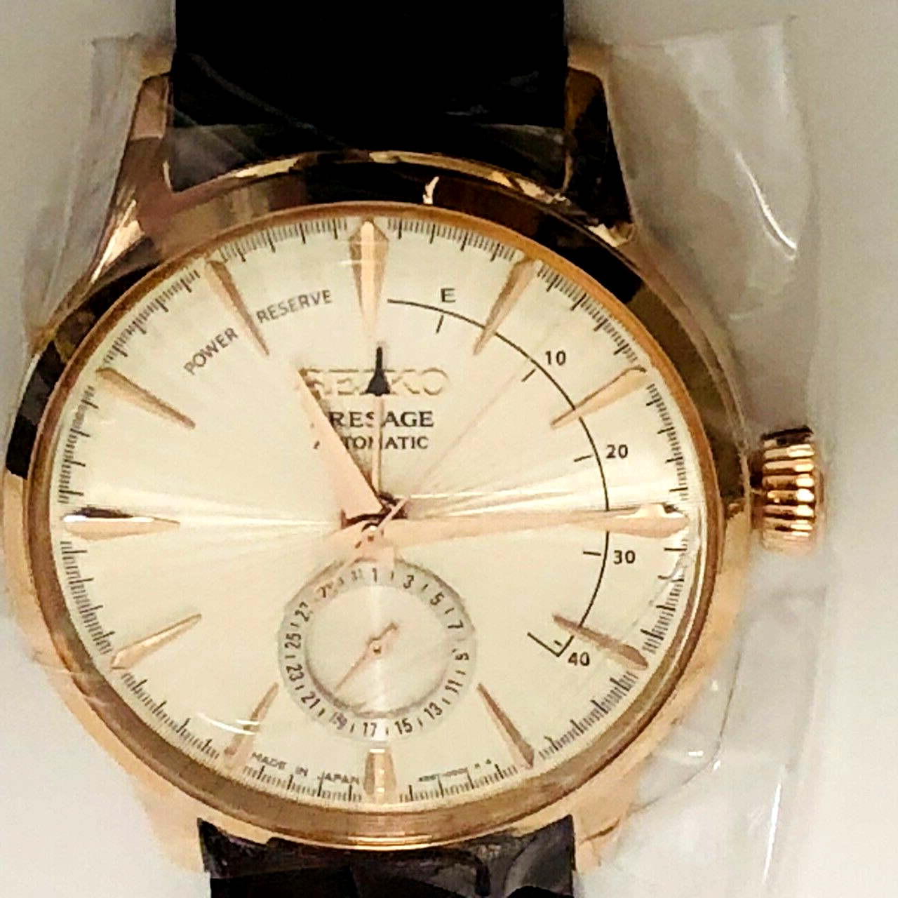 SEIKO PRESAGE SARY132 White Automatic Mechanical Elegant Men s