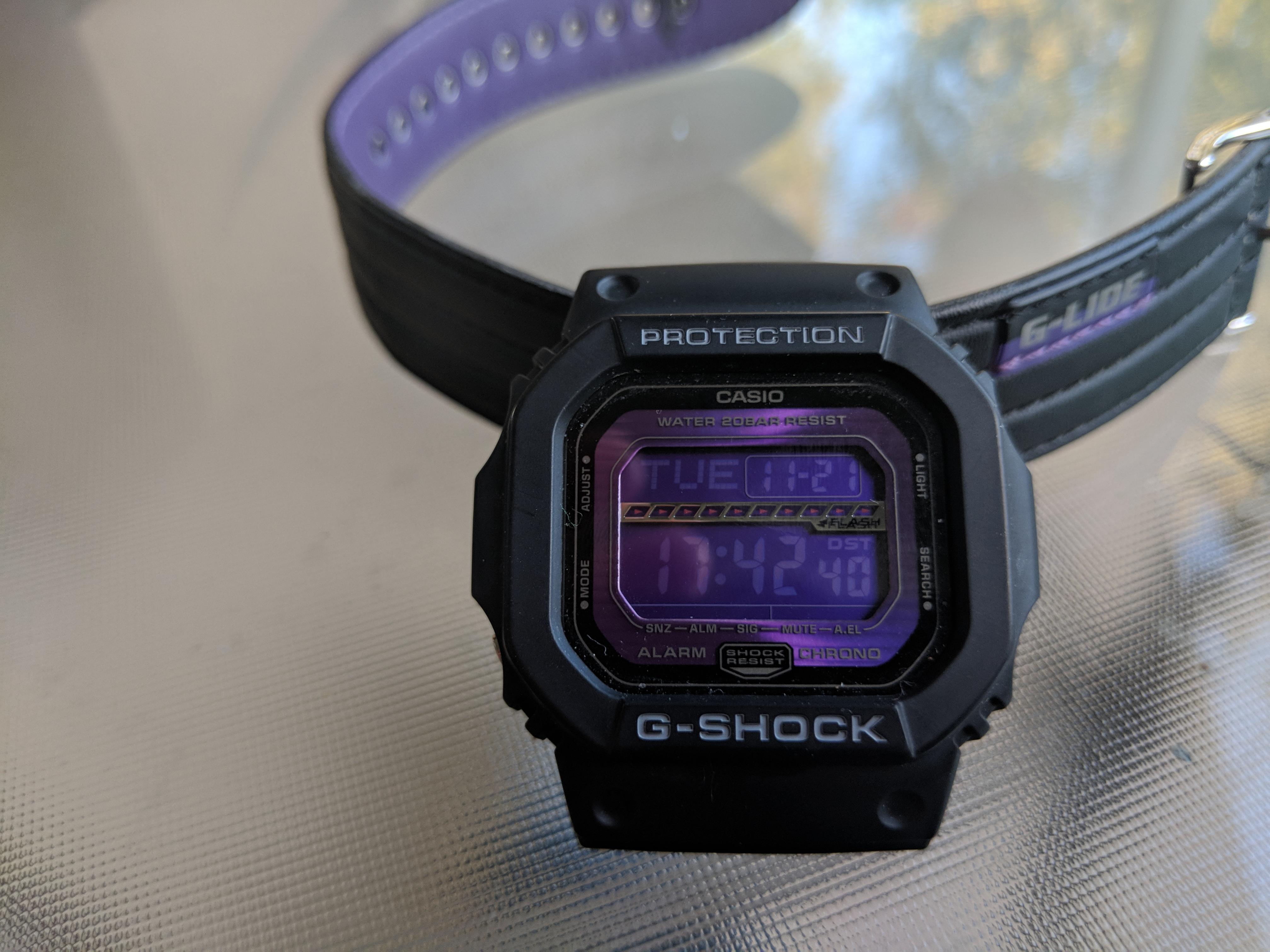 Casio GLide, GShock Watch Box Clean Out WatchCharts