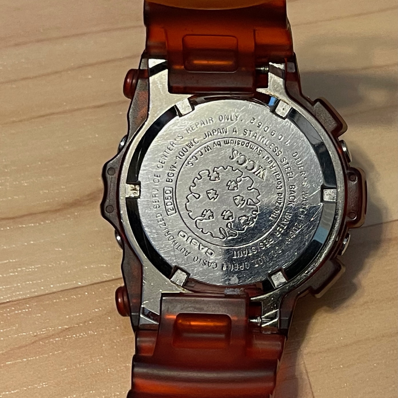 希少 CASIO Baby-G BGW-100WC-2T W.C.C.S. WTS] Casio G-Shock Baby-G Frogman Candy Apple Red WCCS BGW-100WC