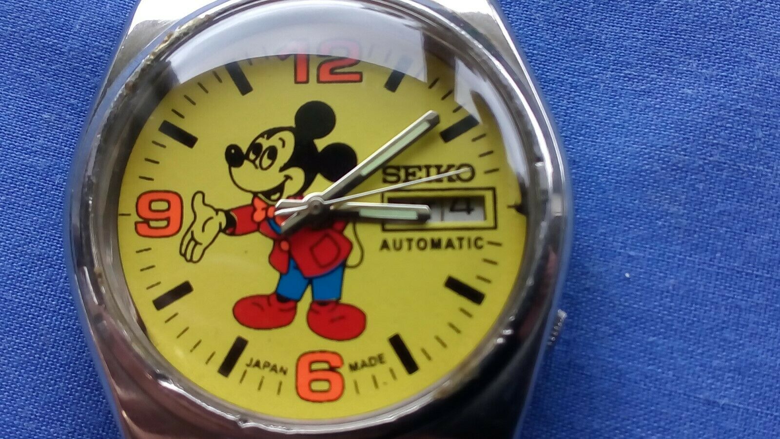 beautiful SEIKO automatic disney 3609 gents watch 70 80s great