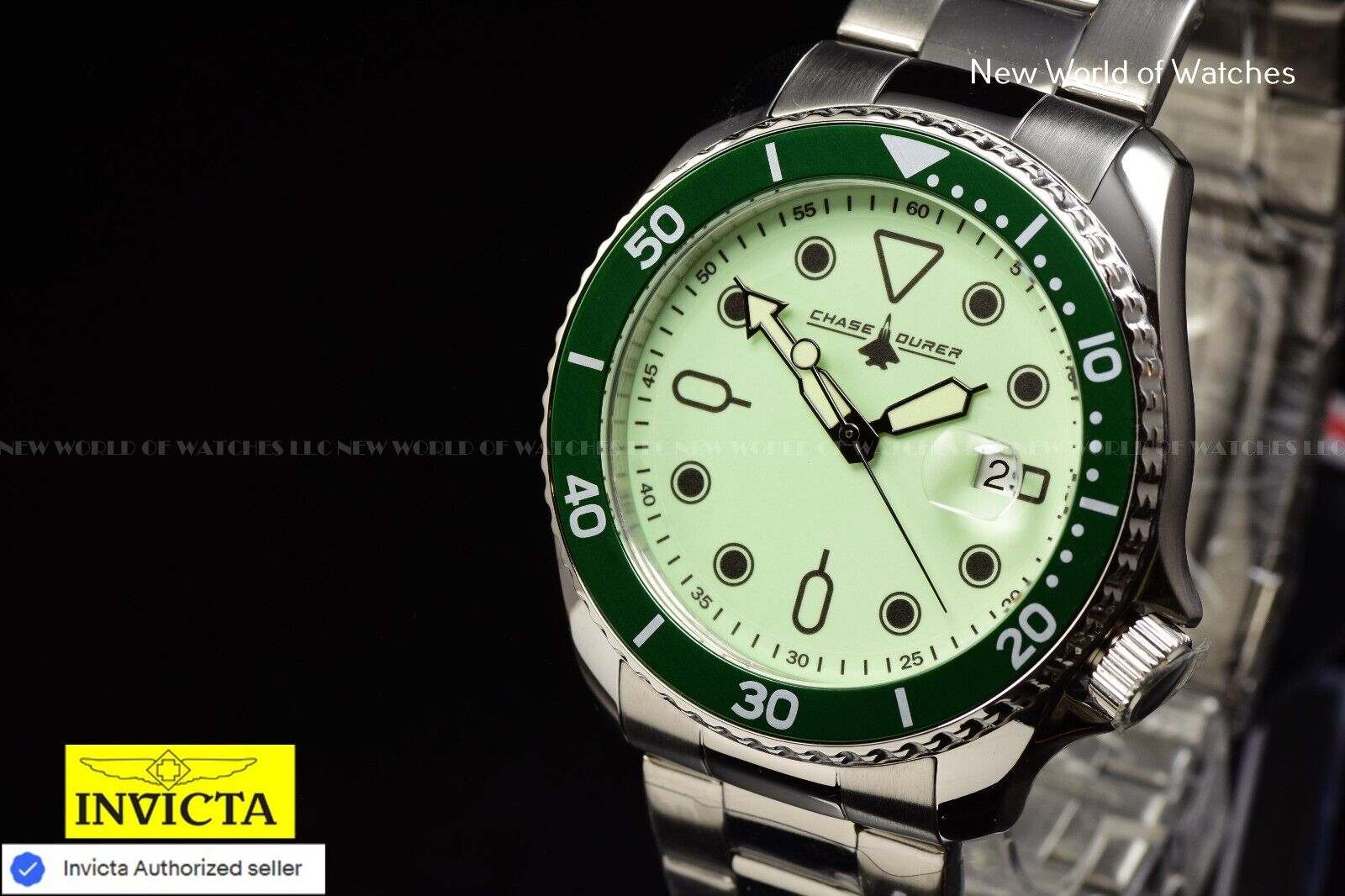 Invicta CHASE DURER CDW-0146 FLIGHT COMMANDER JAPNESE LUMINOUS