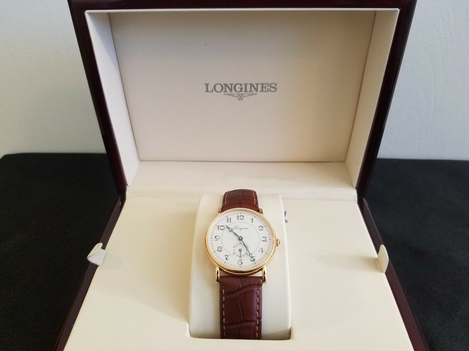 Longines Men s Presence Heritage Automatic 18K Rose Gold Watch