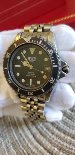 HEUER 1000 SERIES 980.029L. Rare Heuer Military Wolf Of Wall