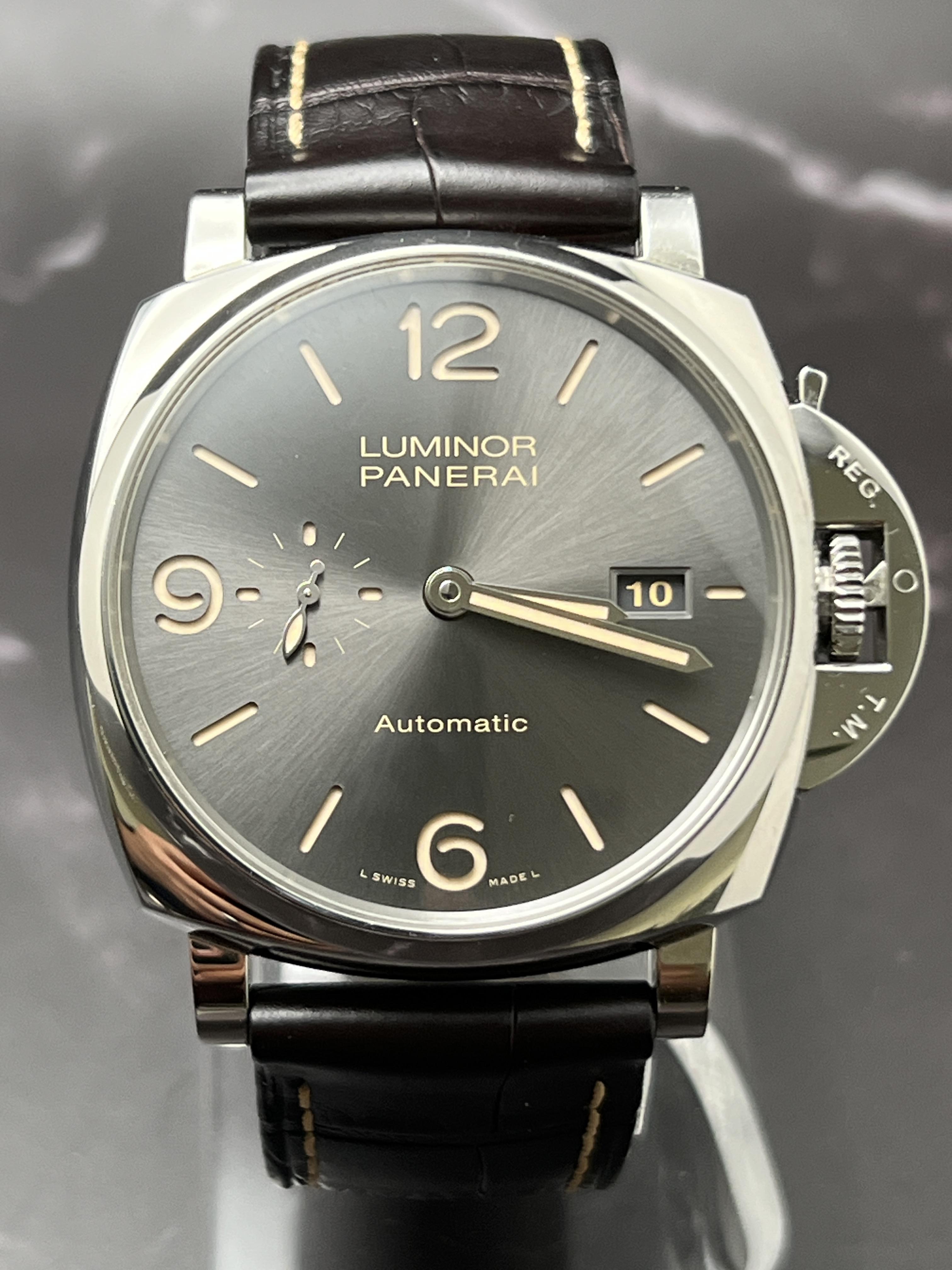 WTS Panerai Luminor Due 45mm PAM00943 Anthracite Gray Dial