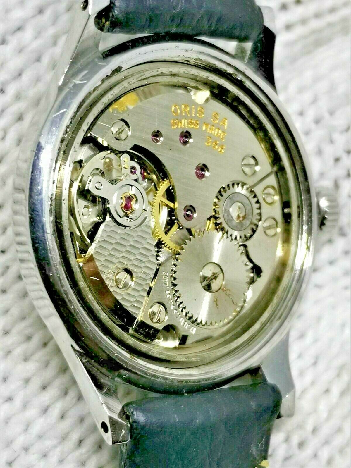 Rare Dial ORIS 7459 40 Sub Second Cal. 366 Peseux 7046 Manual