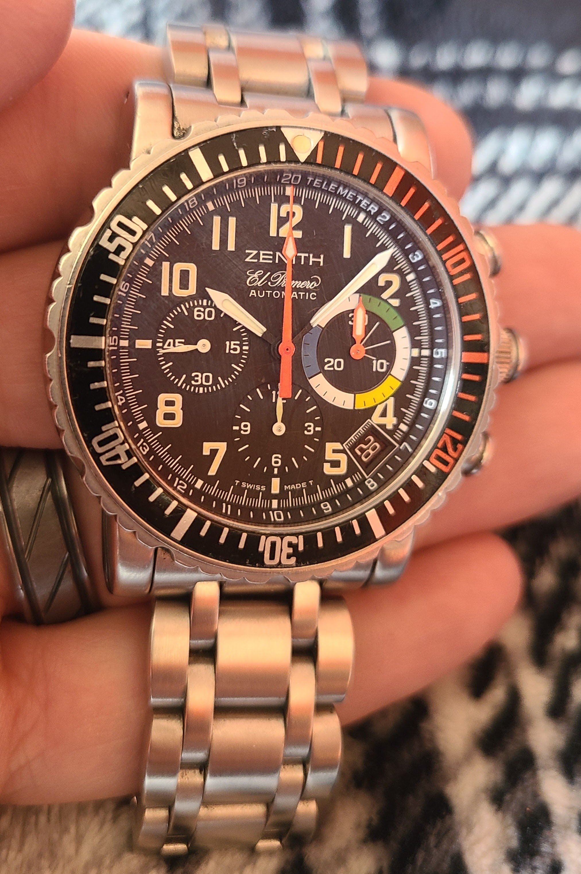 Zenith el primero rainbow flyback outlet chronograph